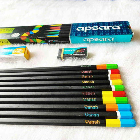Personalised Apsara Matt Magic Pencils